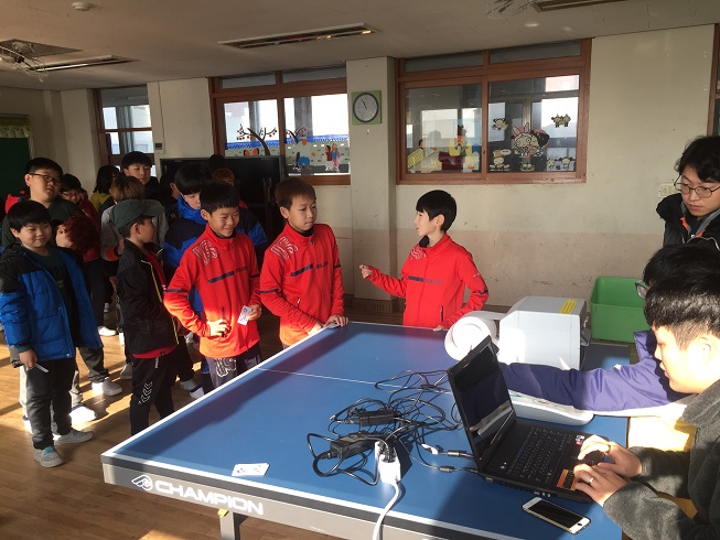 부평초등학교 대상 투표지 발급기 체험 및 2017년도 학생회장 선거 계기 투개표 지원